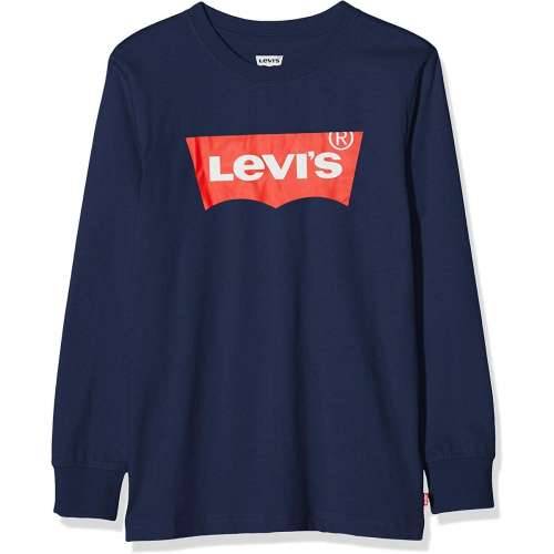 Dječja Majica Dugih Rukava Levi’s Batwing Tamno plava Cijena