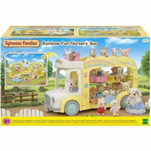 Dodaci za Kuću za Lutke Sylvanian Families 5744 Rainbow Fun Nursery Bus Cijena