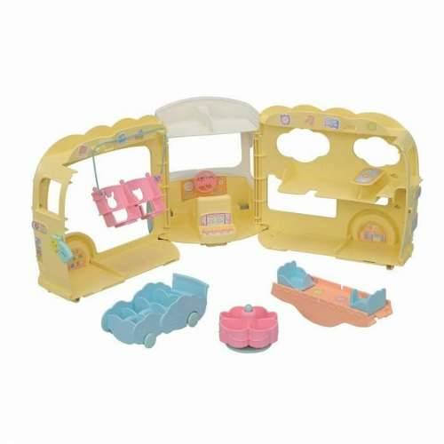 Dodaci za Kuću za Lutke Sylvanian Families 5744 Rainbow Fun Nursery Bus Cijena