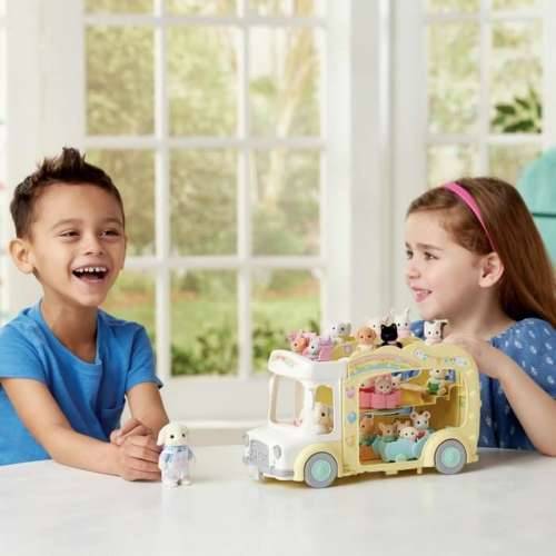 Dodaci za Kuću za Lutke Sylvanian Families 5744 Rainbow Fun Nursery Bus Cijena