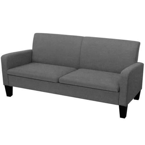 2-dijelni set sofa od tkanina tamnosivi Cijena