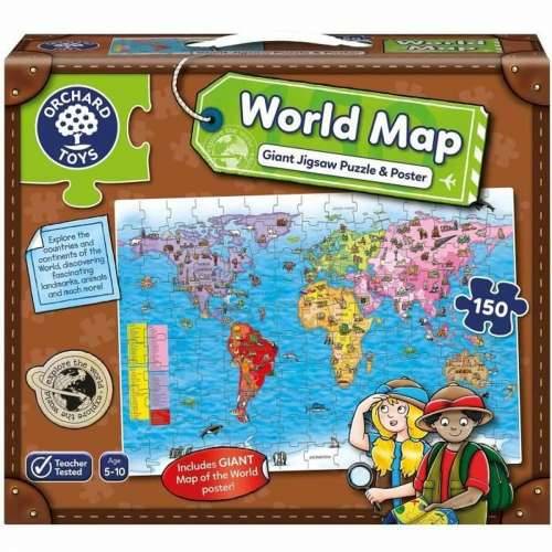 Puzzle Orchard World Map (FR) Cijena