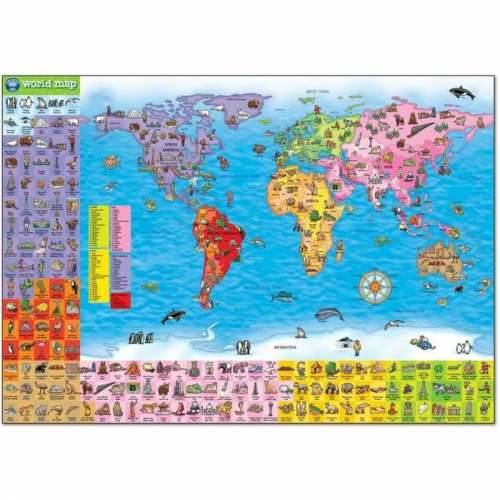 Puzzle Orchard World Map (FR) Cijena