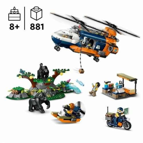 Igra Gradnje Lego 60437 Jungle Explorer Helicopter Base Camp Pisana Cijena