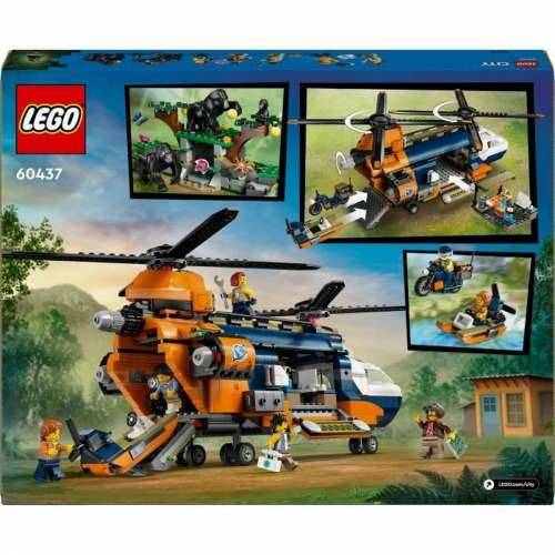 Igra Gradnje Lego 60437 Jungle Explorer Helicopter Base Camp Pisana Cijena