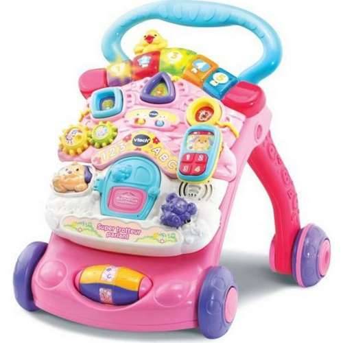 Tricikl Vtech Super Trotteur Parlant 2 En 1 Rose Roza Cijena