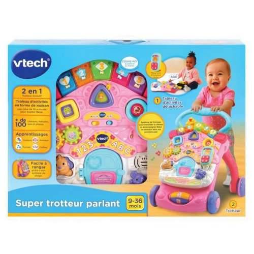 Tricikl Vtech Super Trotteur Parlant 2 En 1 Rose Roza Cijena