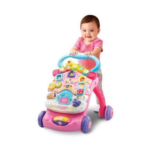Tricikl Vtech Super Trotteur Parlant 2 En 1 Rose Roza Cijena