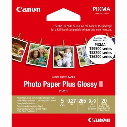 Fotografski Sjajni Papir Canon Plus Glossy II 9 x 9 cm Cijena