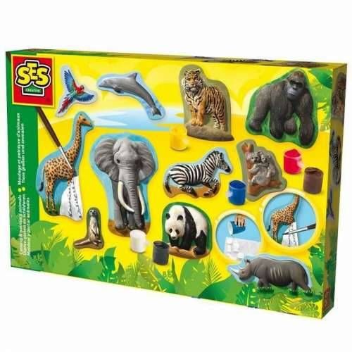 Igra Plastelinom SES Creative Molding and Painting - Animals Cijena