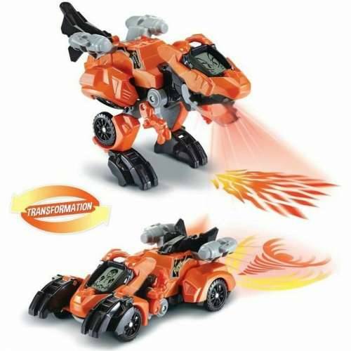 Igračka auto Vtech Dinos Fire - Furex, The Super T-Rex Oranžna Cijena