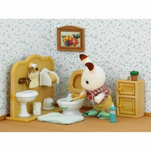 Figure djelovanja Sylvanian Families Chocolate Rabbit and Toilet Set Cijena