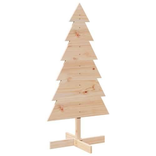 Drveno ukrasno božićno drvce 120 cm od masivne borovine - Prirodna 120 cm 1 Cijena