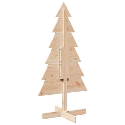 Drveno ukrasno božićno drvce 120 cm od masivne borovine - Prirodna 120 cm 1 Cijena
