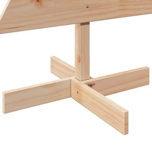 Drveno ukrasno božićno drvce 120 cm od masivne borovine - Prirodna 120 cm 1 Cijena
