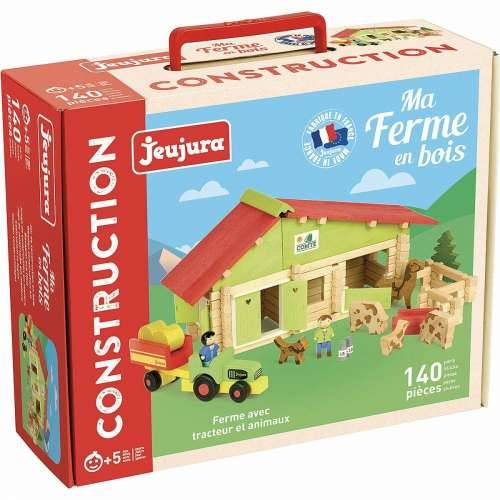 Farma sa životinjama Jeujura Wooden Farm Playset Cijena
