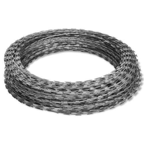 Žilet žica Concertina spiralna u roli pocinčani čelik 60 m - 60 m 1 Cijena