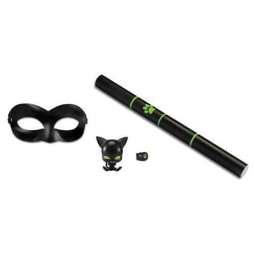 Svečana odjeća za djecu Miraculous: Tales of Ladybug & Cat Noir Transformation Set - Cat Noir 4 Dijelovi Crna Pisana Cijena