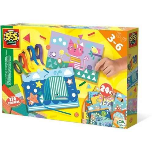 Edukativna Igra SES Creative I learn to paste and recognize shapes Pisana Cijena