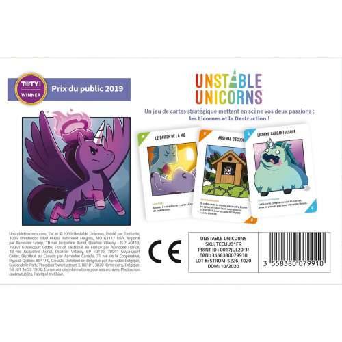 Društvene igre Asmodee Unstable Unicorns (FR) Cijena