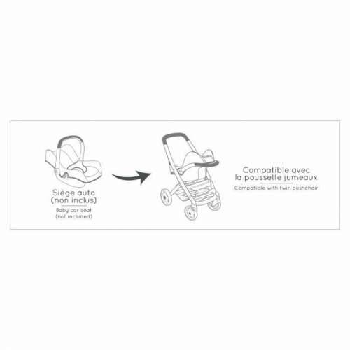 Kolica za lutke Smoby Maxi-Cosi Twin 64 cm Cijena