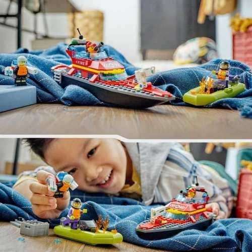 Igra Gradnje Lego City 60373 The firefighters’ rescue boat Pisana 144 Dijelovi Cijena