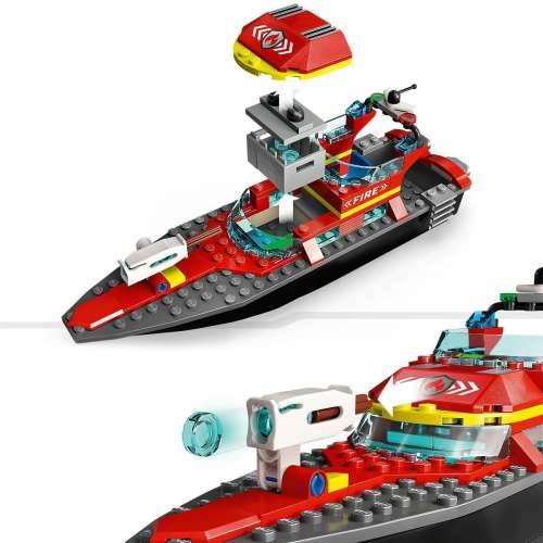 Igra Gradnje Lego City 60373 The firefighters’ rescue boat Pisana 144 Dijelovi Cijena