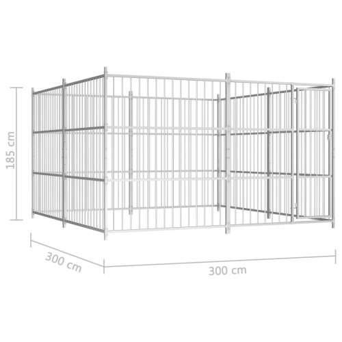 Vanjski kavez za pse 300 x 300 x 185 cm Cijena
