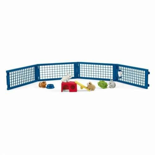 Set od Životinja s farme Schleich Rabbit and guinea pig hutch Zec Plastika Cijena