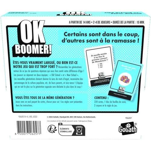Igra pitanja i odgovora Goliath OK BOOMER! Cijena