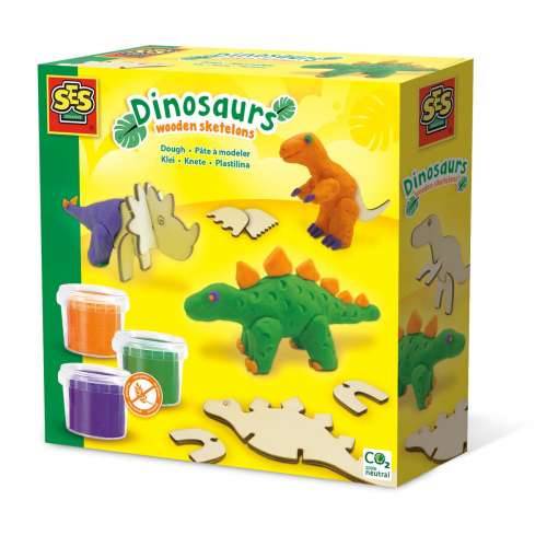 Igra Plastelinom SES Creative Dinosaurs Bez glutena Cijena