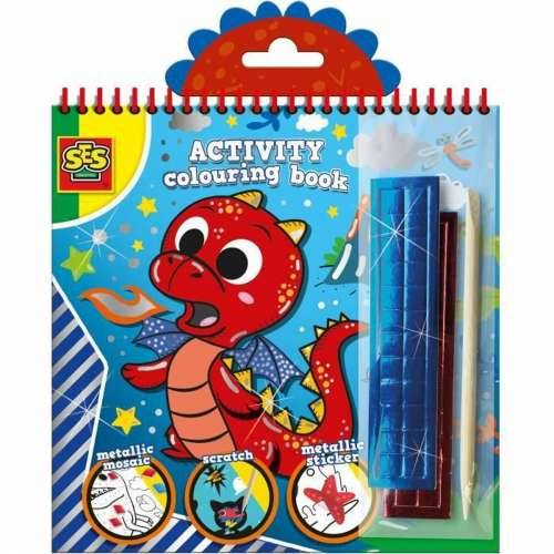 Crteži za bojenje SES Creative Activity Colouring Book 3 u 1 bilježnica Cijena