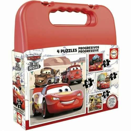 Set 4 Puzzle Cars On the Road 73 Dijelovi Cijena