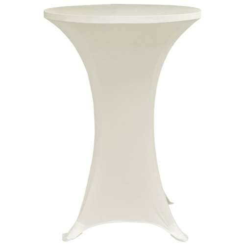 Navlaka za stol za stajanje Ø 60 cm krem rastezljiva 4 kom Cijena