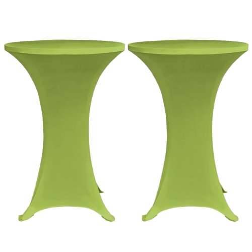 Rastezljivi stolnjak 4 kom 60 cm zeleni - Zelena 60 cm 4 Cijena