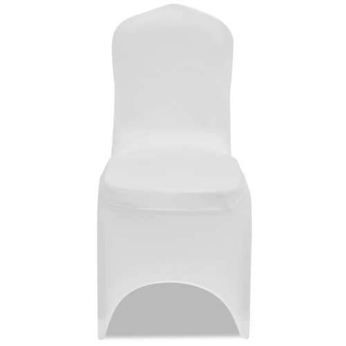 Navlake za stolice rastezljive bijele 12 kom Cijena
