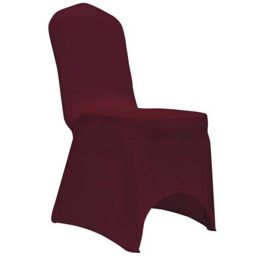 Navlake za stolice rastezljive boja burgundca 12 kom Cijena