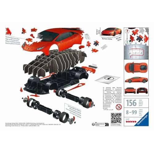 3D Puzzle Ravensburger Lamborghini 25 cm Automobil 108 Dijelovi Cijena