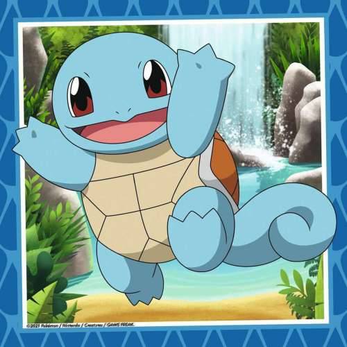 Set 3 Puzzle Pokémon Ravensburger 05586 Bulbasaur, Charmander & Squirtle 147 Dijelovi Cijena