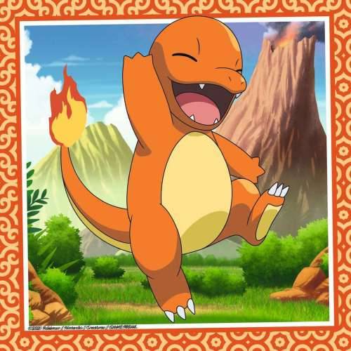 Set 3 Puzzle Pokémon Ravensburger 05586 Bulbasaur, Charmander & Squirtle 147 Dijelovi Cijena