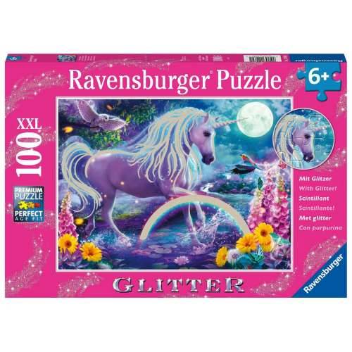 Puzzle Ravensburger 12980 Jednorog Šljokice XXL 100 Dijelovi Cijena