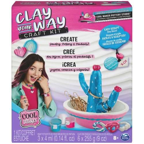 Set za pravljenje narukvica i ogrlica Spin Master Clay your way Plastika Cijena