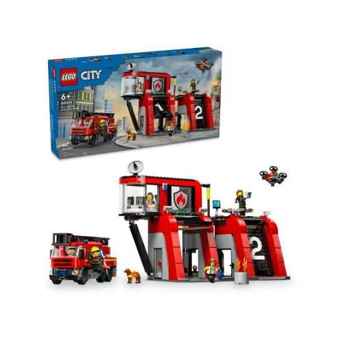 Playset Lego 60414 Fire station with Fire engine Cijena