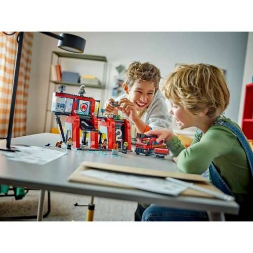 Playset Lego 60414 Fire station with Fire engine Cijena