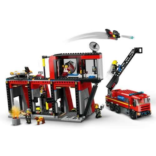 Playset Lego 60414 Fire station with Fire engine Cijena
