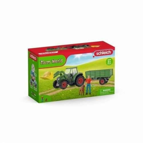 Zglobna figura Schleich Tracteur avec remorque Cijena