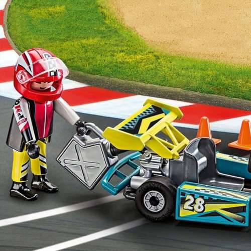 Playset City Action Go Kart Playmobil 9322 - Action - Karting Pilot Case (29 pcs) Cijena