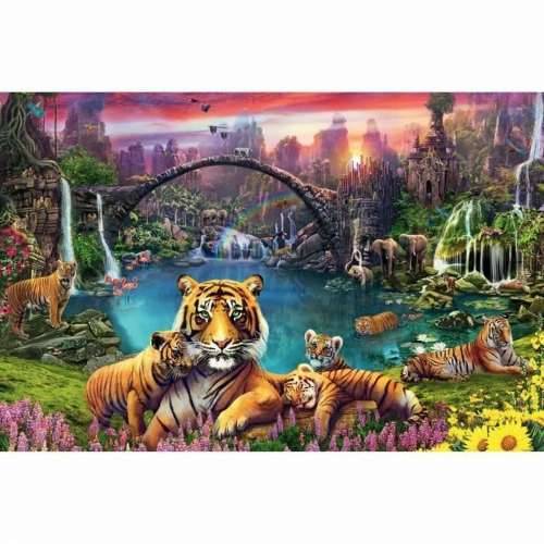 Puzzle Ravensburger Tigers in the lagoon 3000 Dijelovi Cijena