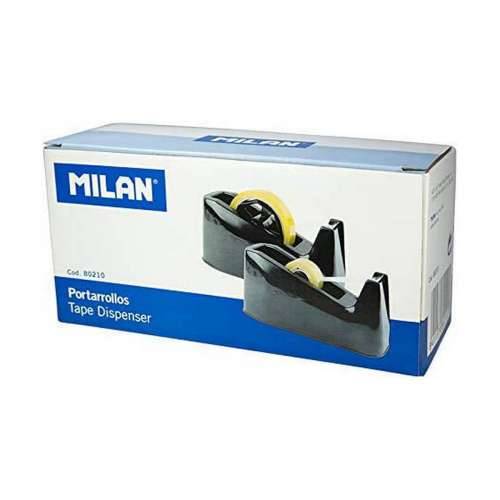 Nosač za Selotejp Milan Adapter Dvostruki 33-66 m Crna PVC Cijena