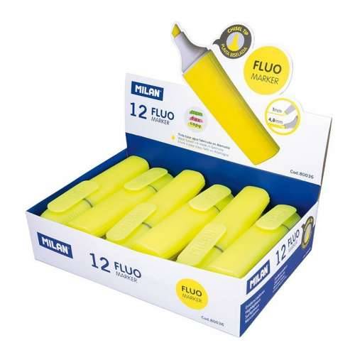 Set Fluorescentnih Markera Milan Rumena (12 kom.) Cijena